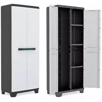 Keter Linear Cabinet Prateleiras adicionais 68x39x173cm pack de 2 cinzento/preto