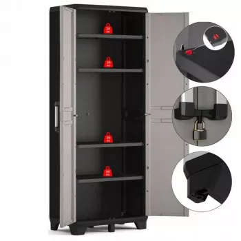 KETER WARDROBE PRO 68x39x173cm cinzento/preto