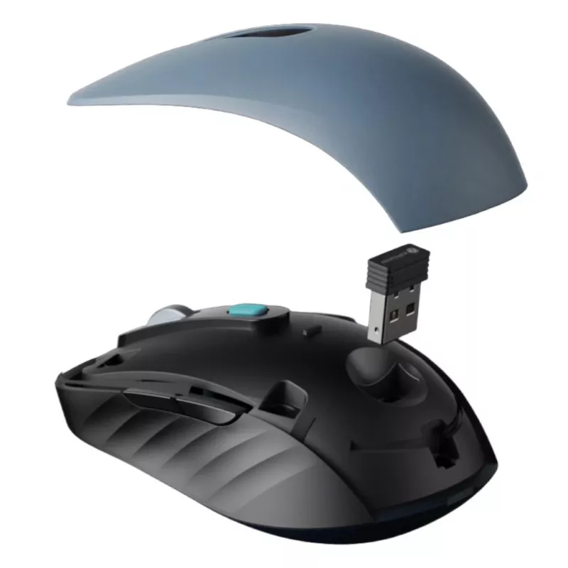 Conjunto de teclado e rato sem fios Keychron B33 80% TKL – preto/verde