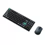 Conjunto de teclado e rato sem fios Keychron B33 80% TKL – preto/verde