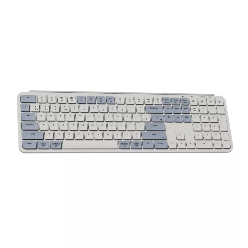 Teclado sem fios Keychron B6 Pro Ultra-Slim 100% - Retro Blue