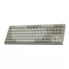 Teclado mecânico com fios Keychron C1 Pro 8K 80% Super Red Hot-swappable RGB