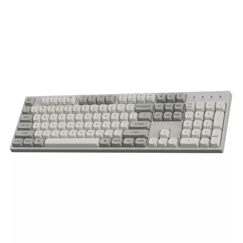 Teclado mecânico personalizado com fios Keychron C2 Pro 100% 8K Super Red Switch Hot-Swap RGB
