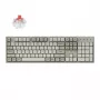 Teclado mecânico personalizado com fios Keychron C2 Pro 100% 8K Super Red Switch Hot-Swap RGB