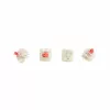 Conjunto de switches Keychron CHERRY MX2A Red RGB (pack de 35, linear, pré-lubrificado)