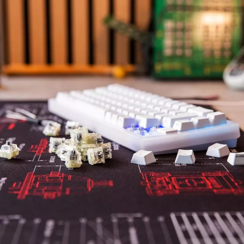 Conjunto de switches Keychron CHERRY MX2A Speed Silver RGB (pack de 35)