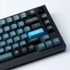 Keychron Double Shot KSA PBT Conjunto de keycaps, cinzento escuro/cinzento/azul