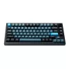 Keychron Double Shot KSA PBT Conjunto de keycaps, cinzento escuro/cinzento/azul
