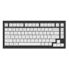 Conjunto completo de teclas Keychron Double Shot PBT OSA - preto/branco