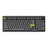 Keychron Double Shot PBT OSA Conjunto completo de keycaps, cinzento escuro