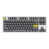 Keychron Double Shot PBT OSA Conjunto completo de keycaps, cinzento escuro