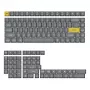 Keychron Double Shot PBT OSA Conjunto completo de keycaps, cinzento escuro