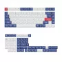 Keychron Double-Shot PBT OSA Conjunto de keycaps, azul e branco
