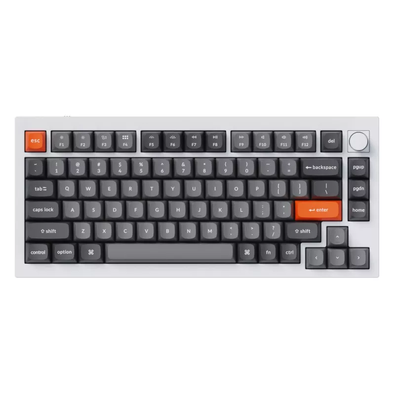 Keychron Conjunto de keycaps Double-Shot PBT OSA, cinzento