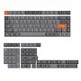 Conjunto de teclas Keychron Double-Shot PBT OSA, cinzento