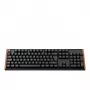 Keychron K10 HE Teclado Magnético Sem Fios com Interruptores Layout Alemão (Preto/Madeira, Layout DE, Gateron Double-Rail Magnetic Nebula, Hot-Swap, Estrutura em Alumínio, RGB)