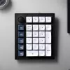 Teclado numérico personalizado sem fios Keychron Q0 Max QMK Gateron Jupiter Banana RGB carcaça branca