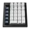 Teclado numérico personalizado sem fios Keychron Q0 Max QMK Gateron Jupiter Banana RGB carcaça branca