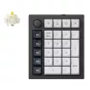 Teclado numérico personalizado sem fios Keychron Q0 Max QMK Gateron Jupiter Banana RGB carcaça branca