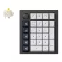 Teclado numérico personalizado sem fios Keychron Q0 Max QMK Gateron Jupiter Banana RGB carcaça branca