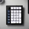 Teclado numérico personalizado sem fios Keychron Q0 Max QMK Gateron Jupiter Red RGB carbono preto