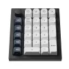 Teclado numérico personalizado sem fios Keychron Q0 Max QMK Gateron Jupiter Red RGB carbono preto