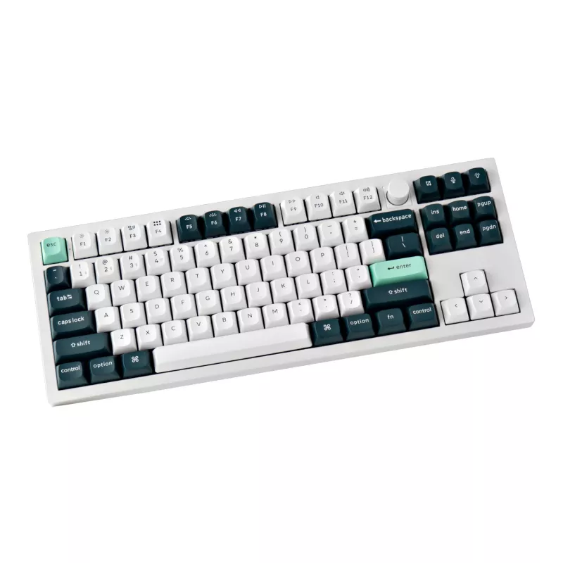 Keychron Q3 HE QMK 80% teclado mecânico personalizado sem fios (Nebula Switch) - Shell White