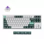 Keychron Q3 HE QMK 80% teclado mecânico personalizado sem fios (Nebula Switch) - Shell White
