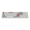 Keychron Q6 Max QMK/VIA teclado mecânico personalizado sem fios OSA Gateron Red Jupiter Switches - Shell White