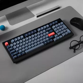 Keychron V5 Max teclado personalizado sem fios - Banana Switch