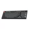 Keychron V5 Ultra 96% 8K Red Switch Hot-Swappable Silk POM teclado sem fios RGB