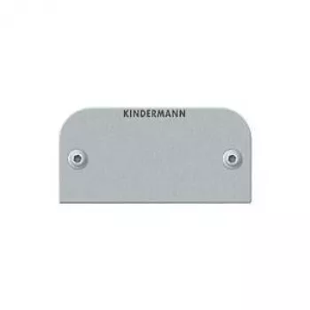 Kindermann Konnect 54 placa cega modular snap-in em alumínio