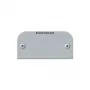 Kindermann Konnect 54 placa cega modular snap-in em alumínio