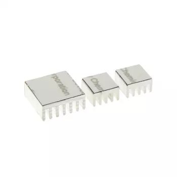 KING MOD SERVICE Conjunto de dissipadores de calor para Raspberry Pi - Prateado