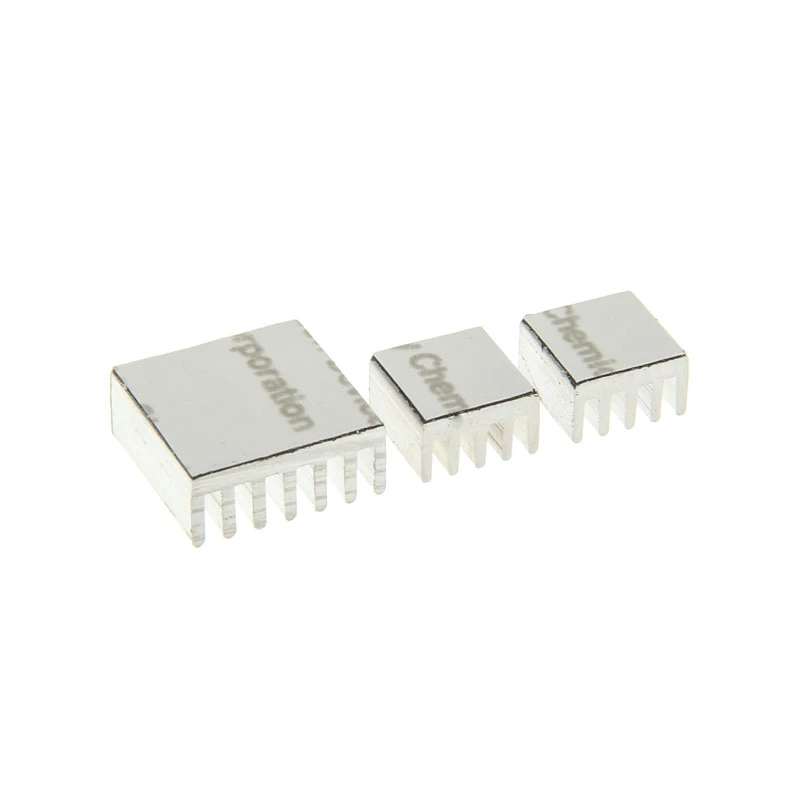 KING MOD SERVICE Conjunto de dissipadores de calor para Raspberry Pi - Prateado