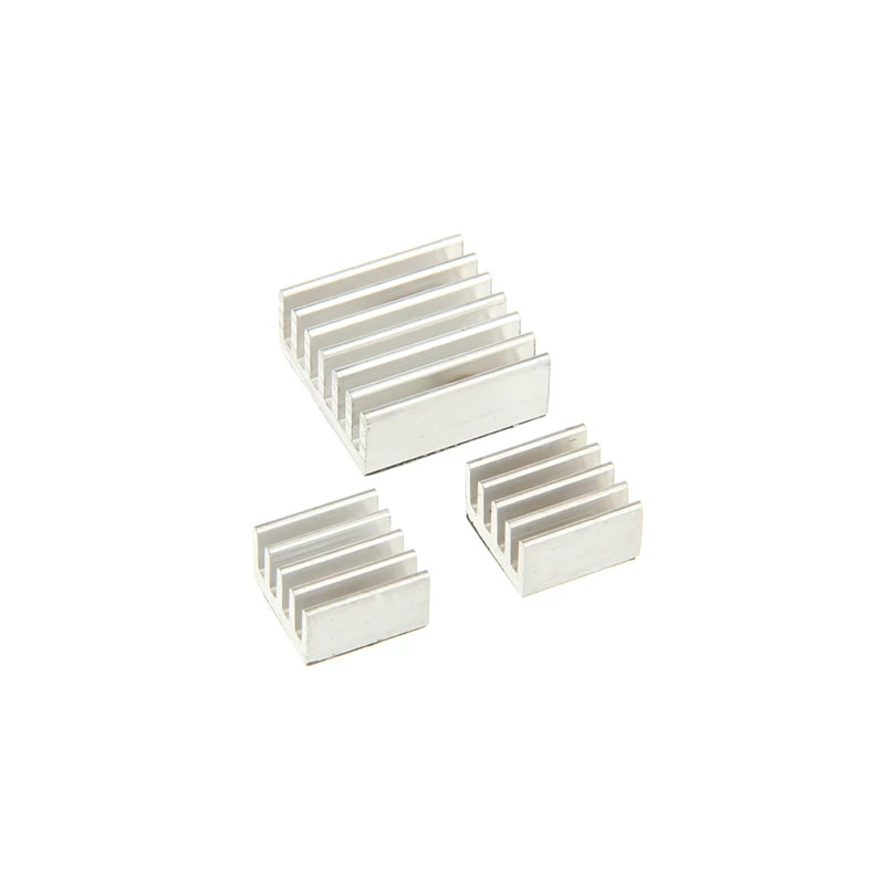 KING MOD SERVICE Conjunto de dissipadores de calor para Raspberry Pi - Prateado