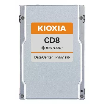 SSD empresarial Kioxia CD8-V 800 GB U.2 NVMe PCIe 4.0 (DWPD 3, SIE)