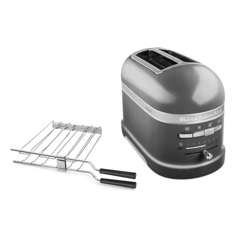 KitchenAid 5KMT2204EMS Torradeira de 2 fatias, 1250 W, cinzento