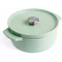 KitchenAid assadeira em ferro fundido esmaltado 22 cm, pistácio