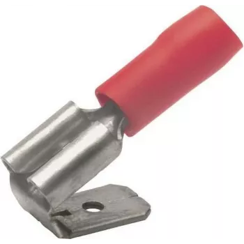 Klauke 720AZ Terminal fêmea plano com derivação, 6,3 x 0,8 mm, 180°, 0,5-1 mm²