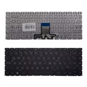Teclado HP 240 G8, sem moldura, US