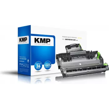 Unidade de tambor compatível KMP B-DR30 para Brother DR2400 - 12 000 páginas - preto