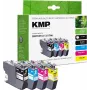 Conjunto de tinteiros remanufaturados KMP B100V para Brother LC-3213 - preto, ciano, magenta, amarelo (pack de 4, 4x400 páginas)