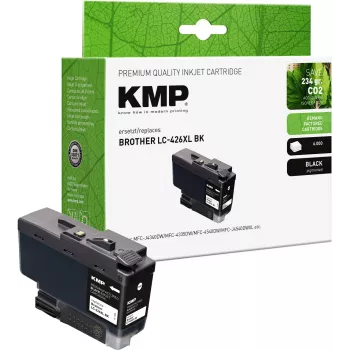 Cartucho de tinta KMP Brother LC426XLBK preto 6000 páginas recondicionado