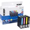 KMP E125V Tinteiros compatíveis pack de 3 – ciano, magenta, amarelo para Epson Stylus SX230, SX235, SX430, SX438, WorkForce WF-3520, WF-3530, WF-3540, WF-7015, WF-7515, WF-7525 1617,4050
