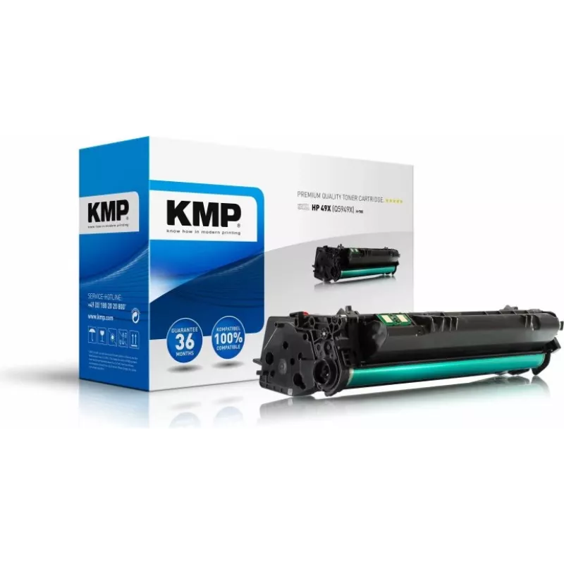 KMP H-T80 XXL Cartucho de Toner Preto Compatível HP Q5949X