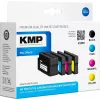KMP H100V multipack de tinteiros de alto rendimento - preto, ciano, magenta, amarelo - compatível com HP Officejet Pro 251dw, 276dw, 8100, 8600, 8610, 8615, 8620, 8625, 8630 - pack de 4