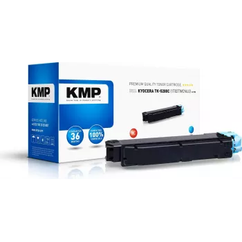 KMP K-T90 - 200 g - Alto Rendimento - Ciano - Cartucho de Toner Compatível (Substituto para Kyocera TK-5280C) para Kyocera ECOSYS M6235cidn, M6235CIDN/KL3, M6635cidn, M6635CIDN/KL3, P6235cdn, P6235CDN/KL3