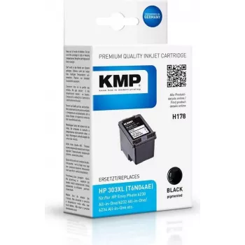 Tinteiro KMP HP 303XL (T6N04AE) preto 600 páginas recondicionado