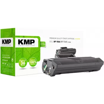 KMP PRINTTECHNIK H-T260A cartucho de toner preto substitui HP 106A W1106A (2556,0000)
